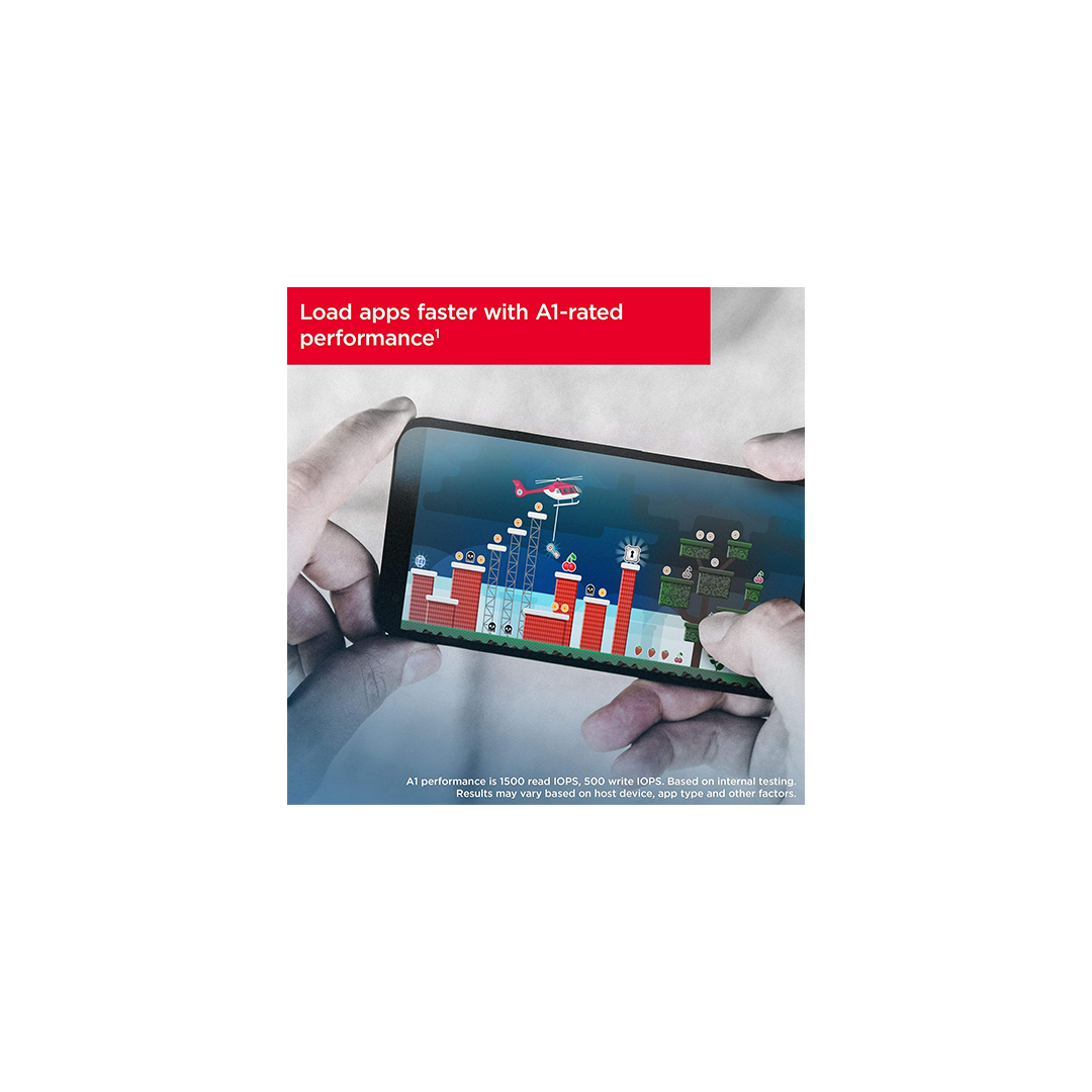 بطاقة SanDisk Ultra® microSDXC UHS-I، سعة 1 تيرابايت، 150 ميجابايت/ثانية بطاقة SanDisk Ultra® microSDXC UHS-I، سعة 1 تيرابايت، 150 ميجابايت/ثانية